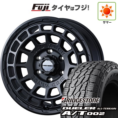 【新品】プラド/ハイラックス 夏タイヤ ホイール4本セット 265/65R17 ブリヂストン デューラー A/T002 OWL/RBL WEDS ウェッズアドベンチャー マッドヴァンス X タイプF 8J 17インチ(送料無料)｜フジ スペシャルセレクション