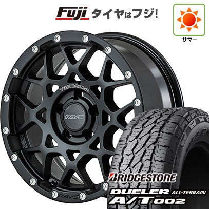 【新品】デリカD5 夏タイヤ ホイール4本セット 215/70R16 ブリヂストン デューラー A/T002 OWL/RBL RAYS レイズ デイトナ M8 7J 16インチ(送料無料)