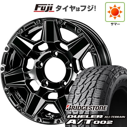 【新品】ジムニーシエラ/ジムニーノマド 夏タイヤ ホイール4本セット 215/70R16 ブリヂストン デューラー A/T002 OWL/RBL クライメイト スワット(SBC) 6J 16インチ(送料無料)|フジ スペシャルセレクション