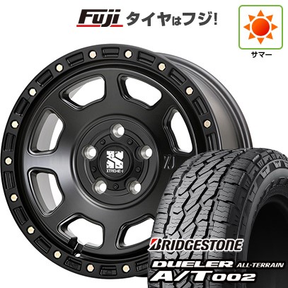 【新品】デリカD5 夏タイヤ ホイール4本セット 215/70R16 ブリヂストン デューラー A/T002 OWL/RBL MLJ エクストリームJ XJ07 7J 16インチ(送料無料)｜フジ スペシャルセレクション
