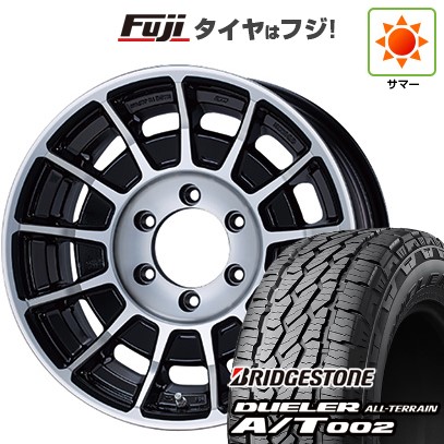 【新品】プラド/ハイラックス 夏タイヤ ホイール4本セット 265/70R17 ブリヂストン デューラー A/T002 OWL/RBL ENKEI エンケイ ALLROAD バハ 8J 17インチ(送料無料)