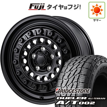 【新品】デリカD5 夏タイヤ ホイール4本セット 215/70R16 ブリヂストン デューラー A/T002 OWL/RBL モンツァ HI-BLOCK ターマー 7J 16インチ(送料無料)｜フジ スペシャルセレクション