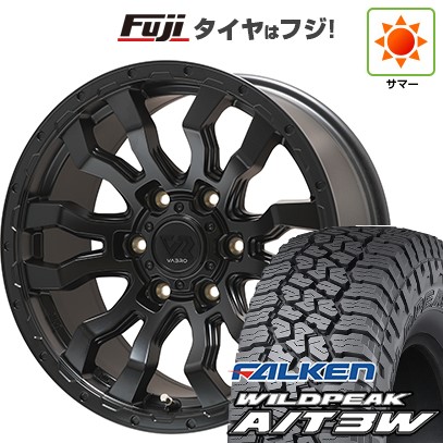 【新品国産車用6穴139.7】 夏タイヤ ホイール4本セット 35X12.5R17 ファルケン ワイルドピーク A/T3W トピー ヴァブロ RR-01【限定】 8J 17インチ(送料無料)