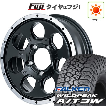 【新品】ジムニー 夏タイヤ ホイール4本セット 175/80R16 ファルケン ワイルドピーク A/T3W MID WHEELS WO-7 5.5J 16インチ(送料無料)|フジ スペシャルセレクション