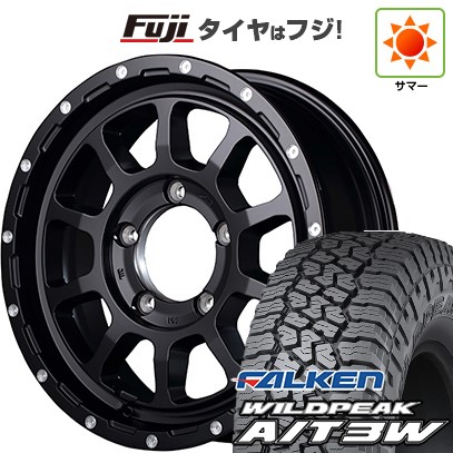 【新品】ジムニー 夏タイヤ ホイール4本セット 175/80R16 ファルケン ワイルドピーク A/T3W MID WHEELS NITRO POWER M10 パーシングJ 5.5J 16インチ(送料無料) 88,220円