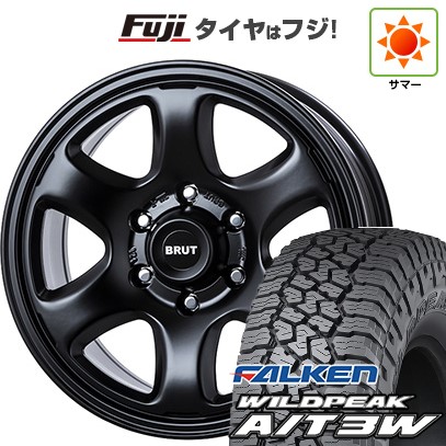 【新品国産車用6穴139.7】 夏タイヤ ホイール4本セット 285/70R17 ファルケン ワイルドピーク A/T3W トライスター BRUT BR-44 7.5J 17インチ(送料無料)|フジ スペシャルセレクション