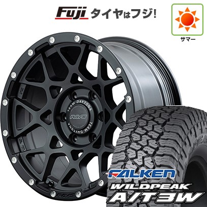 【新品国産車用6穴139.7】 夏タイヤ ホイール4本セット 285/70R17 ファルケン ワイルドピーク A/T3W RAYS レイズ デイトナ M8 8.5J 17インチ(送料無料)