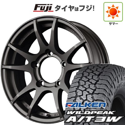 【新品】ジムニー 夏タイヤ ホイール4本セット 175/80R16 ファルケン ワイルドピーク A/T3W RAYS レイズ グラムライツ 57JV 5.5J 16インチ(送料無料)