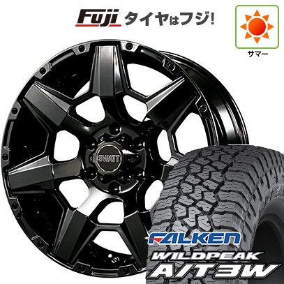 【新品国産車用6穴139.7】 夏タイヤ ホイール4本セット 35X12.5R17 ファルケン ワイルドピーク A/T3W クライメイト スワット(SBC) 8J 17インチ(送料無料)