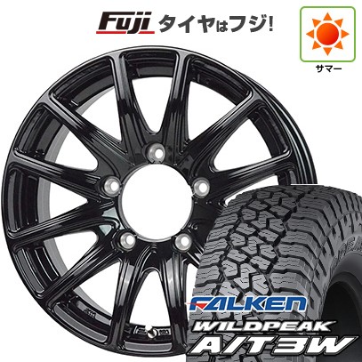 【新品】ジムニー 夏タイヤ ホイール4本セット 175/80R16 ファルケン ワイルドピーク A/T3W ホットスタッフ バイソン BN-01 5.5J 16インチ(送料無料)｜フジ スペシャルセレクション