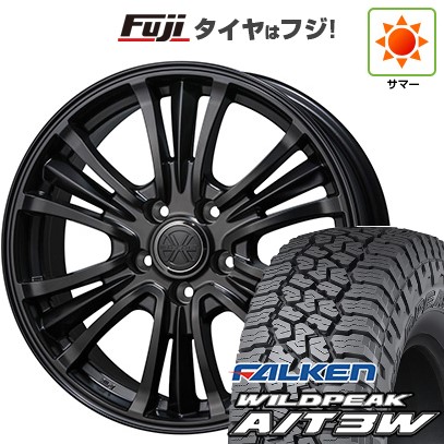 【新品】デリカD5 夏タイヤ ホイール4本セット 235/70R16 ファルケン ワイルドピーク A/T3W トピー バザルト-X タイプ2 7J 16インチ(送料無料)