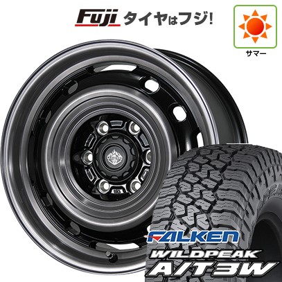 【新品国産車用6穴139.7】 夏タイヤ ホイール4本セット 35X12.5R17 ファルケン ワイルドピーク A/T3W トピー ランドフット XFG 数量限定 8J 17インチ(送料無料)|フジ スペシャルセレクション