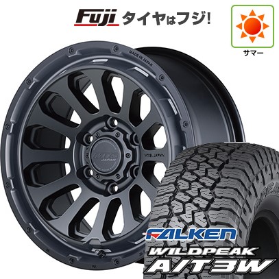 【新品国産車用6穴139.7】 夏タイヤ ホイール4本セット 285/70R17 ファルケン ワイルドピーク A/T3W エムテクノ M.T.S.JAPAN X CROSS TW 8J 17インチ(送料無料)