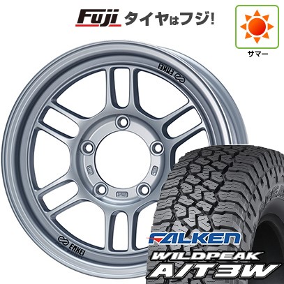 【新品】ジムニー 夏タイヤ ホイール4本セット 175/80R16 ファルケン ワイルドピーク A/T3W ENKEI エンケイ ALLROAD RPT1 5.5J 16インチ(送料無料)