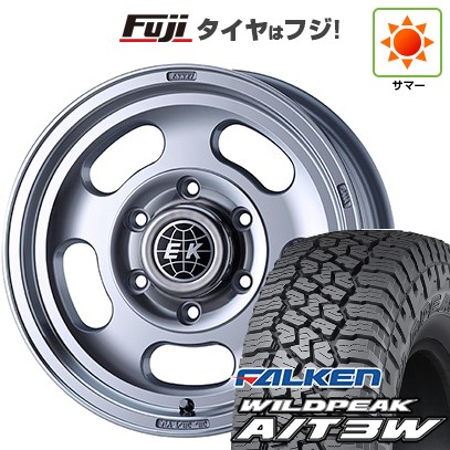 【新品】ハイエース200系 夏タイヤ ホイール4本セット 195/80R15 107/105N ファルケン ワイルドピーク A/T3W ENKEI エンケイ Neo Classic ENKEI ディッシュ2 6J 15インチ(送料無料)