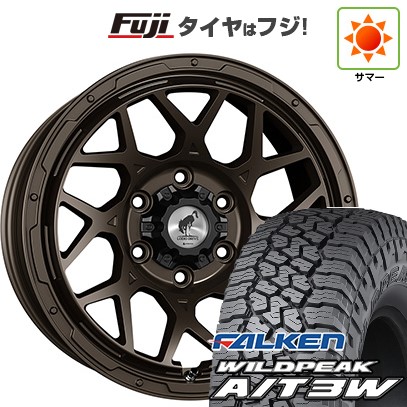 【新品国産車用6穴139.7】 夏タイヤ ホイール4本セット 285/70R17 ファルケン ワイルドピーク A/T3W スーパースター ロディオドライブ 8M MONO 8J 17インチ(送料無料)|フジ スペシャルセレクション