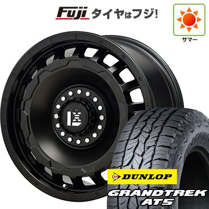 【新品】ジムニーシエラ/ジムニーノマド 夏タイヤ ホイール4本セット 215/70R16 ダンロップ グラントレック AT5 オフビート レクセル スワッガー 5.5J 16インチ(送料無料)