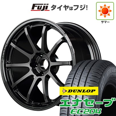 【新品国産車用5穴114.3】 夏タイヤ ホイール4本セット 215/55R17 ダンロップ エナセーブ EC204 RAYS レイズ グラムライツ 57NR 7J 17インチ(送料無料)|フジ スペシャルセレクション