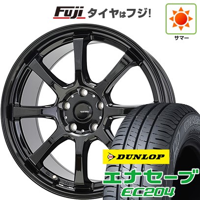 【新品国産車用5穴114.3】 夏タイヤ ホイール4本セット 195/65R15 ダンロップ エナセーブ EC204 ホットスタッフ ジースピード G-08 6J 15インチ(送料無料)｜フジ スペシャルセレクション 55,440円
