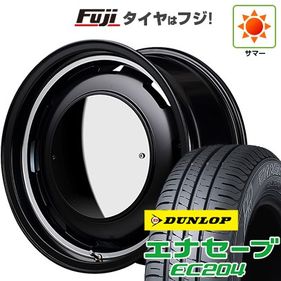 【新品 軽自動車】タフト ソリオ 夏タイヤ ホイール4本セット 165/65R15 ダンロップ エナセーブ EC204 MID WHEELS ガルシア シスコ ムーン 4.5J 15インチ(送料無料)