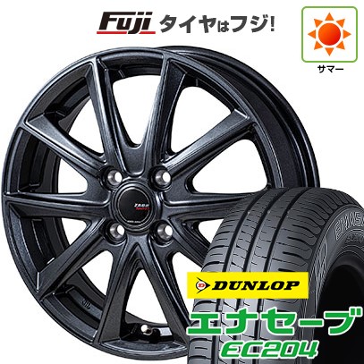 【新品国産車用4穴100】 夏タイヤ ホイール4本セット 185/60R16 ダンロップ エナセーブ EC204 モンツァ ZACK Sport-FT 6J 16インチ(送料無料)