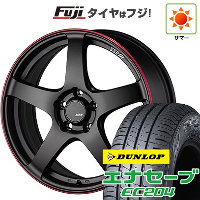 【新品国産車用5穴114.3】 夏タイヤ ホイール4本セット 215/55R17 ダンロップ エナセーブ EC204 SSR GT GTV01 7J 17インチ(送料無料)|フジ スペシャルセレクション