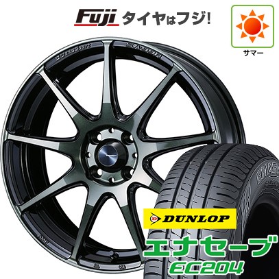 【新品 軽自動車】 夏タイヤ ホイール4本セット 165/50R16 ダンロップ エナセーブ EC204 WEDS ウェッズスポーツ SA-99R 5J 16インチ(送料無料)