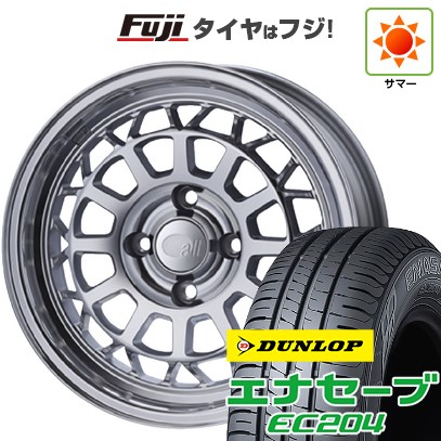 【新品国産車用4穴100】 夏タイヤ ホイール4本セット 185/60R15 ダンロップ エナセーブ EC204 ENKEI エンケイ all オールナイン 6J 15インチ(送料無料)
