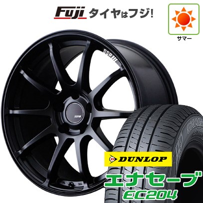 【新品国産車用5穴114.3】 夏タイヤ ホイール4本セット 215/55R17 ダンロップ エナセーブ EC204 SSR GT GTV02 7J 17インチ(送料無料)|フジ スペシャルセレクション