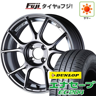 【新品国産車用4穴100】 夏タイヤ ホイール4本セット 195/50R16 ダンロップ エナセーブ EC204 SSR GT GTX02 6.5J 16インチ(送料無料)｜フジ スペシャルセレクション