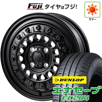 【新品国産車用4穴100】 夏タイヤ ホイール4本セット 175/65R15 ダンロップ エナセーブ EC204 モンツァ HI-BLOCK ターマー 5.5J 15インチ(送料無料)|フジ スペシャルセレクション