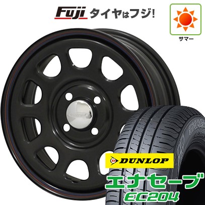 【新品 軽自動車】 夏タイヤ ホイール4本セット 165/55R14 ダンロップ エナセーブ EC204 モリタ デイトナズ G2 5J 14インチ(送料無料)