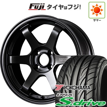 【新品 軽自動車】 夏タイヤ ホイール4本セット 165/45R16 ヨコハマ DNA Sドライブ RAYS レイズ ボルクレーシング TE37 ソニック 5.5J 16インチ(送料無料)|フジ スペシャルセレクション
