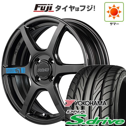 【新品 軽自動車】 夏タイヤ ホイール4本セット 165/45R16 ヨコハマ DNA Sドライブ RAYS レイズ グラムライツ 57C6 SPEC-M 5.5J 16インチ(送料無料)|フジ スペシャルセレクション