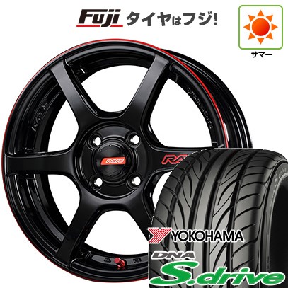 【新品 軽自動車】 夏タイヤ ホイール4本セット 165/40R16 ヨコハマ DNA Sドライブ RAYS レイズ グラムライツ 57C6 TIME ATTACK EDITION 5.5J 16インチ(送料無料)|フジ スペシャルセレクション