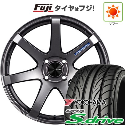 【新品 軽自動車】 夏タイヤ ホイール4本セット 165/40R16 ヨコハマ DNA Sドライブ ENKEI エンケイ PerformanceLine PF07 5J 16インチ(送料無料)|フジ スペシャルセレクション