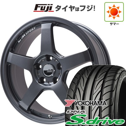 【新品 軽自動車】 夏タイヤ ホイール4本セット 165/40R16 ヨコハマ DNA Sドライブ レアマイスター LMスポーツ LM-05R(マットガンメタ) 5J 16インチ(送料無料)