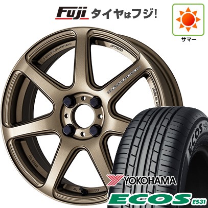 日本製【新品 軽自動車】エブリイワゴン 夏タイヤ ホイール4本セット 165/50R15 ヨコハマ エコス ES31 WORK ワーク エモーション T7R 5J 15インチ(送料無料)|フジ スペシャルセレクション
