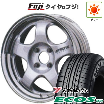 日本製【新品 軽自動車】N-BOX タント スペーシア 夏タイヤ ホイール4本セット 165/55R15 ヨコハマ エコス ES31 WORK ワーク マイスター S1 2P 5.5J 15インチ(送料無料)｜フジ スペシャルセレクション