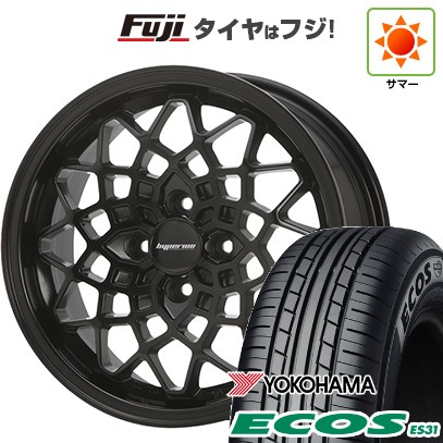 日本製【新品 軽自動車】エブリイワゴン 夏タイヤ ホイール4本セット 165/50R15 ヨコハマ エコス ES31 MLJ ハイペリオン カルマ 5J 15インチ(送料無料)