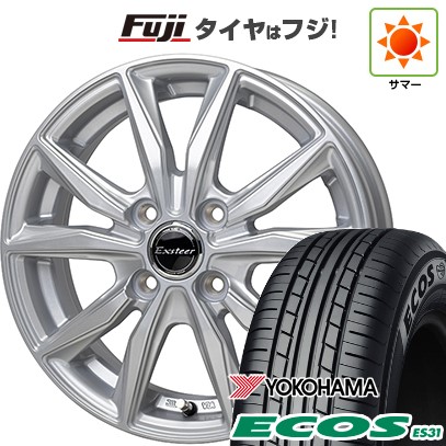 日本製【新品 軽自動車】エブリイワゴン 夏タイヤ ホイール4本セット 165/50R15 ヨコハマ エコス ES31 ホットスタッフ エクスターST 4.5J 15インチ(送料無料)｜フジ スペシャルセレクション