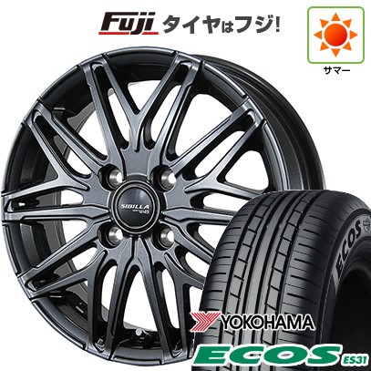 日本製【新品 軽自動車】エブリイワゴン 夏タイヤ ホイール4本セット 165/50R15 ヨコハマ エコス ES31 トピー シビラ NEXT W45 4.5J 15インチ(送料無料)