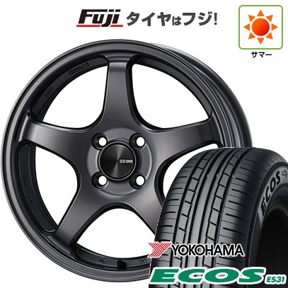 日本製【新品 軽自動車】エブリイワゴン 夏タイヤ ホイール4本セット 165/50R15 ヨコハマ エコス ES31 ENKEI エンケイ PerformanceLine PF05 5J 15インチ(送料無料)｜フジ スペシャルセレクション