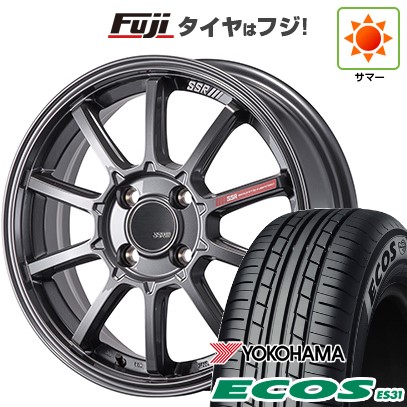 日本製【新品 軽自動車】エブリイワゴン 夏タイヤ ホイール4本セット 165/50R15 ヨコハマ エコス ES31 SSR GT GTV05 5J 15インチ(送料無料)