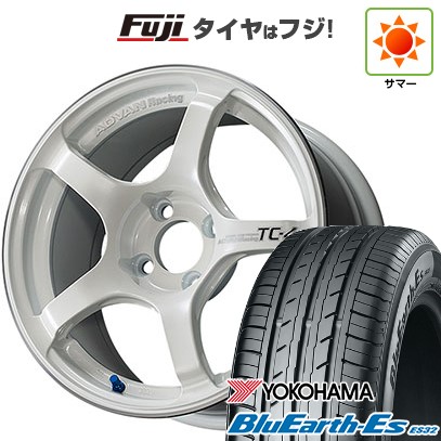 【新品国産車用5穴114.3】 夏タイヤ ホイール4本セット 205/60R16 ヨコハマ ブルーアース ES32 ヨコハマ アドバンレーシング TC-4 7J 16インチ(送料無料)|フジ スペシャルセレクション