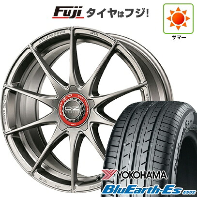 【新品国産車用5穴114.3】 夏タイヤ ホイール4本セット 215/40R18 ヨコハマ ブルーアース ES32 OZ フォーミュラHLT 7.5J 18インチ(送料無料)