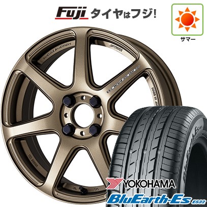 【新品国産車用5穴114.3】 夏タイヤ ホイール4本セット 225/60R17 ヨコハマ ブルーアース ES32 WORK ワーク エモーション T7R 7J 17インチ(送料無料)｜フジ スペシャルセレクション