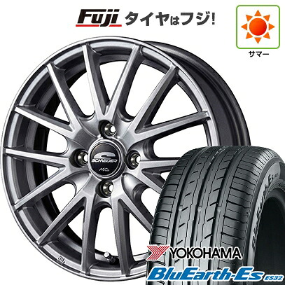 【新品 軽自動車】 夏タイヤ ホイール4本セット 165/70R13 ヨコハマ ブルーアース ES32 MID WHEELS SQ27 4J 13インチ(送料無料)