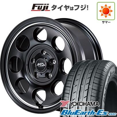 【新品国産車用5穴114.3】 夏タイヤ ホイール4本セット 215/65R16 ヨコハマ ブルーアース ES32 MID WHEELS ガルシア パーム8 7J 16インチ(送料無料)