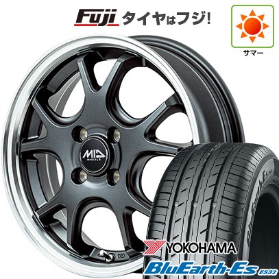 【新品 軽自動車】エブリイワゴン 夏タイヤ ホイール4本セット 165/50R15 ヨコハマ ブルーアース ES32 MID WHEELS エグゼ5 Vセレクション 4.5J 15インチ(送料無料)|フジ スペシャルセレクション